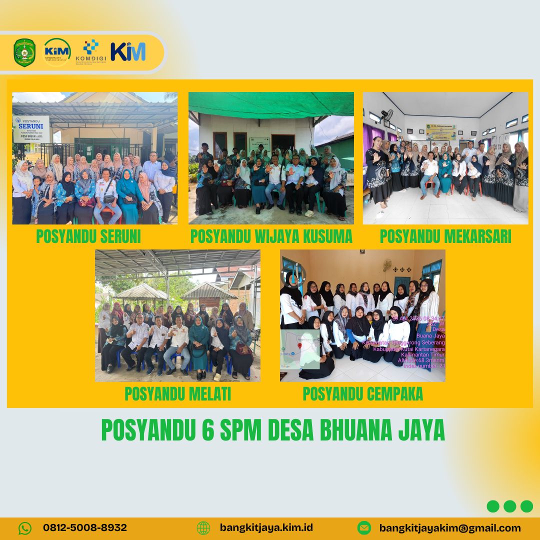 Hari Posyandu Nasional 2026: Desa Bhuana Jaya Gerak Serempak Wujudkan Transformasi 6 SPM
