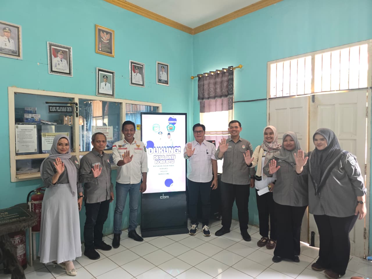 Pemdes Bhuana Jaya melounching survey Kepuasan layanan masyarakat