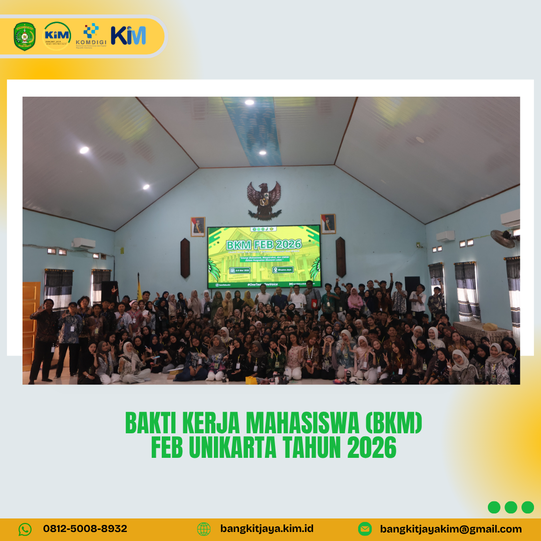 BAKTI KERJA MAHASISWA (BKM) FEB UNIKARTA TAHUN 2026 BHUANA JAYA