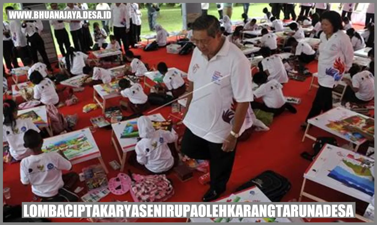 Lomba Cipta Karya Seni Rupa oleh Karang Taruna Desa