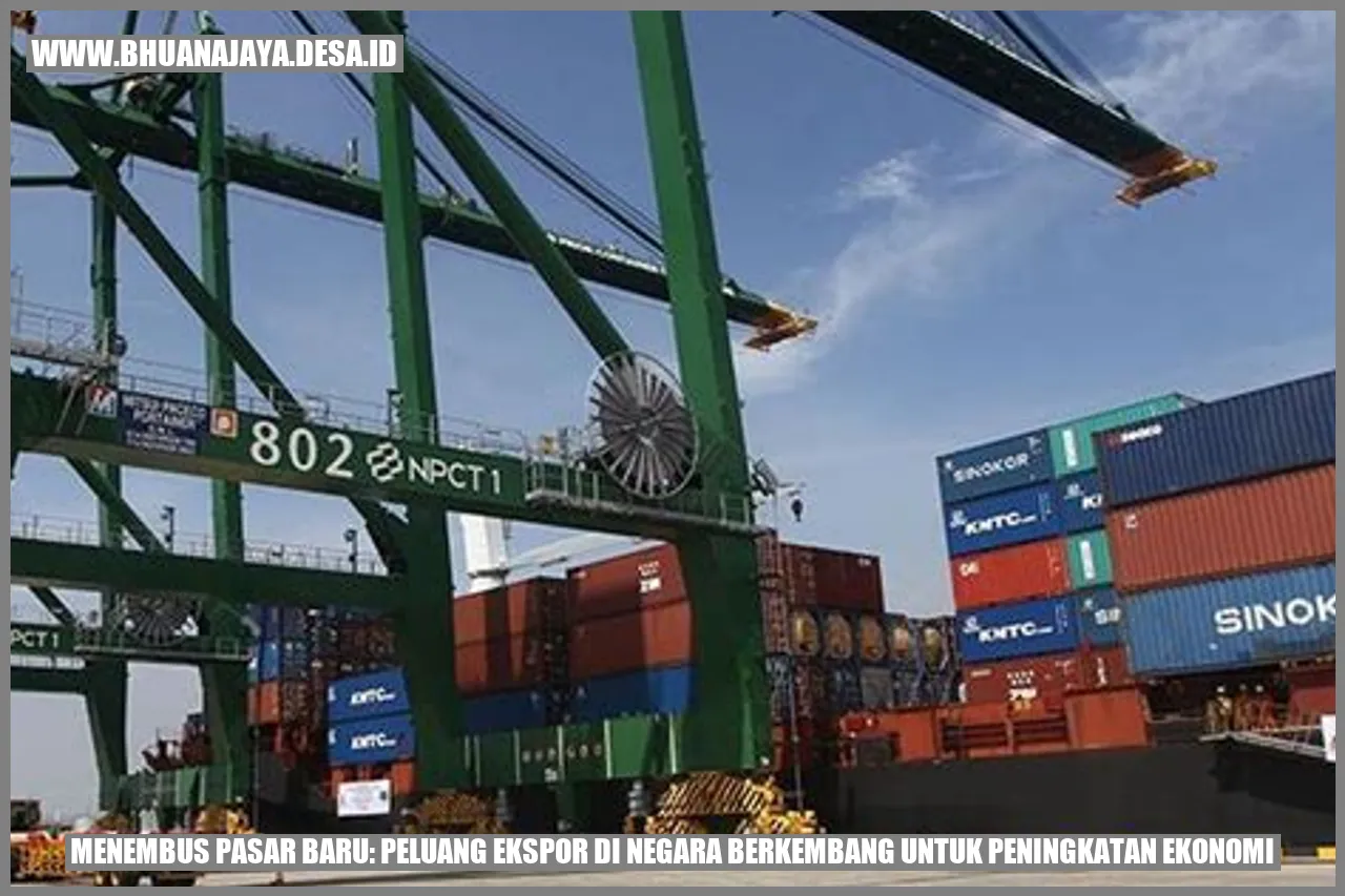 Menembus Pasar Baru: Peluang Ekspor di Negara Berkembang untuk Peningkatan Ekonomi
