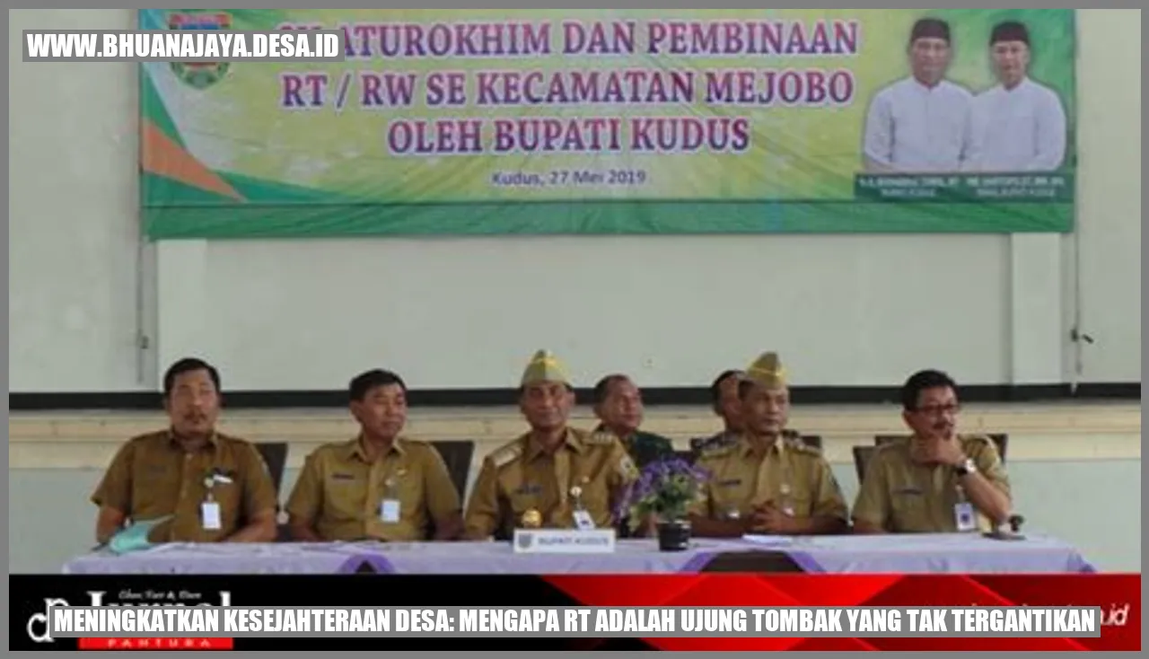 5 Alasan RT Jadi Kunci Meningkatkan Kesejahteraan Desa!