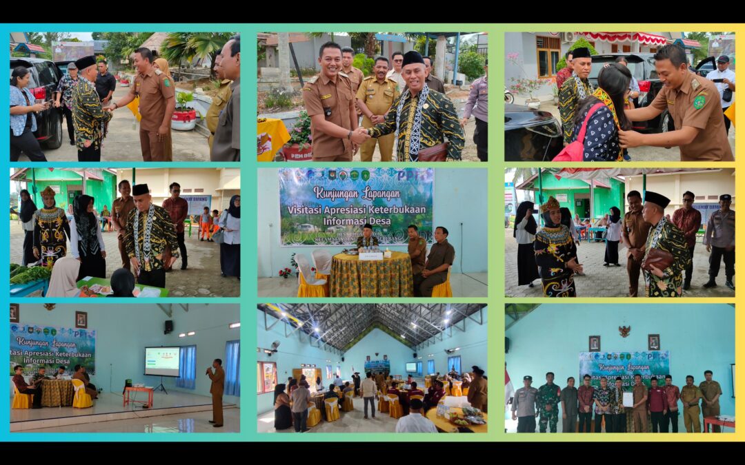 Kunjungan Lapangan Visitasi Apreasi Keterbukaan Informasi Desa di Desa Bhuana Jaya