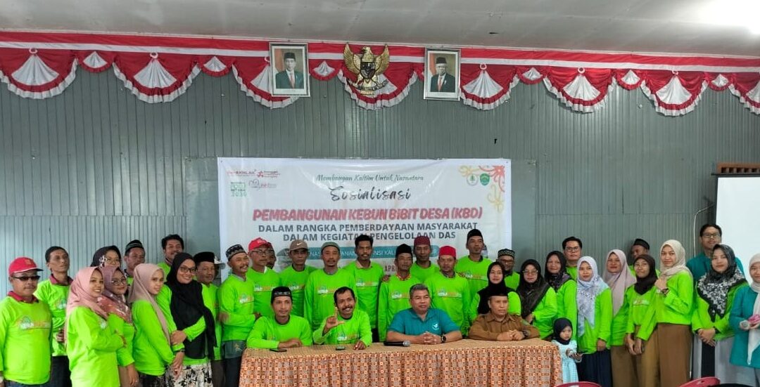 Dinas Kehutanan Provinsi Kaltim melaksanakan Program KBD/Kebun Bibit Desa  di Bhuana Jaya tahun ini