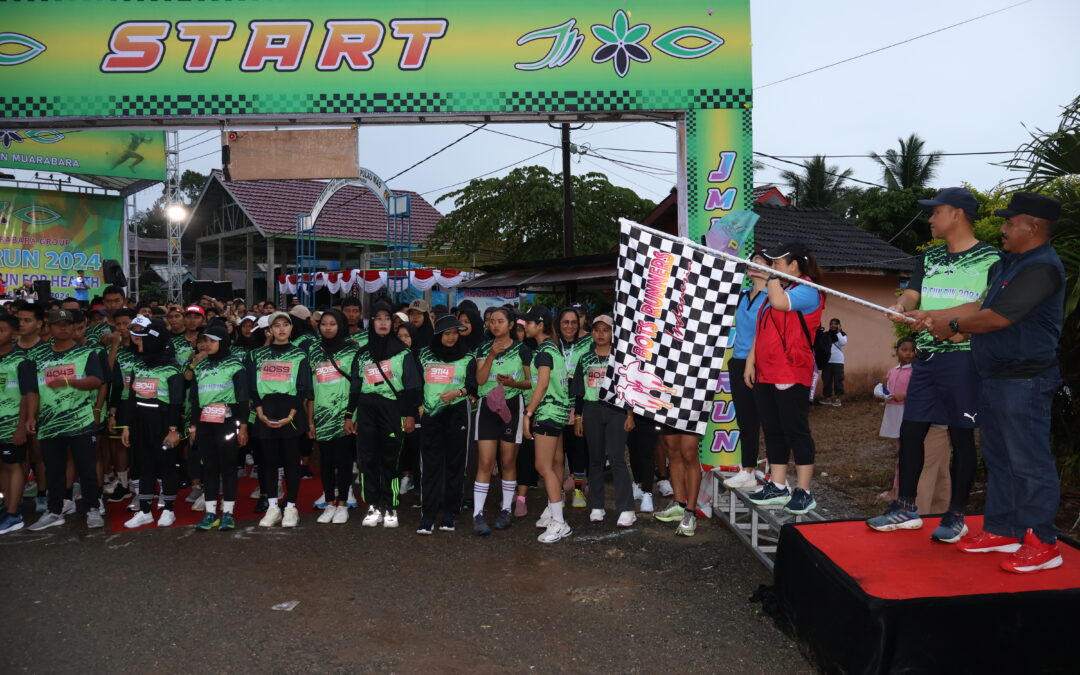 JMB FUN RUN 5K DAN ZUMBA DIGELAR MERIAH DI DESA BHUANA JAYA