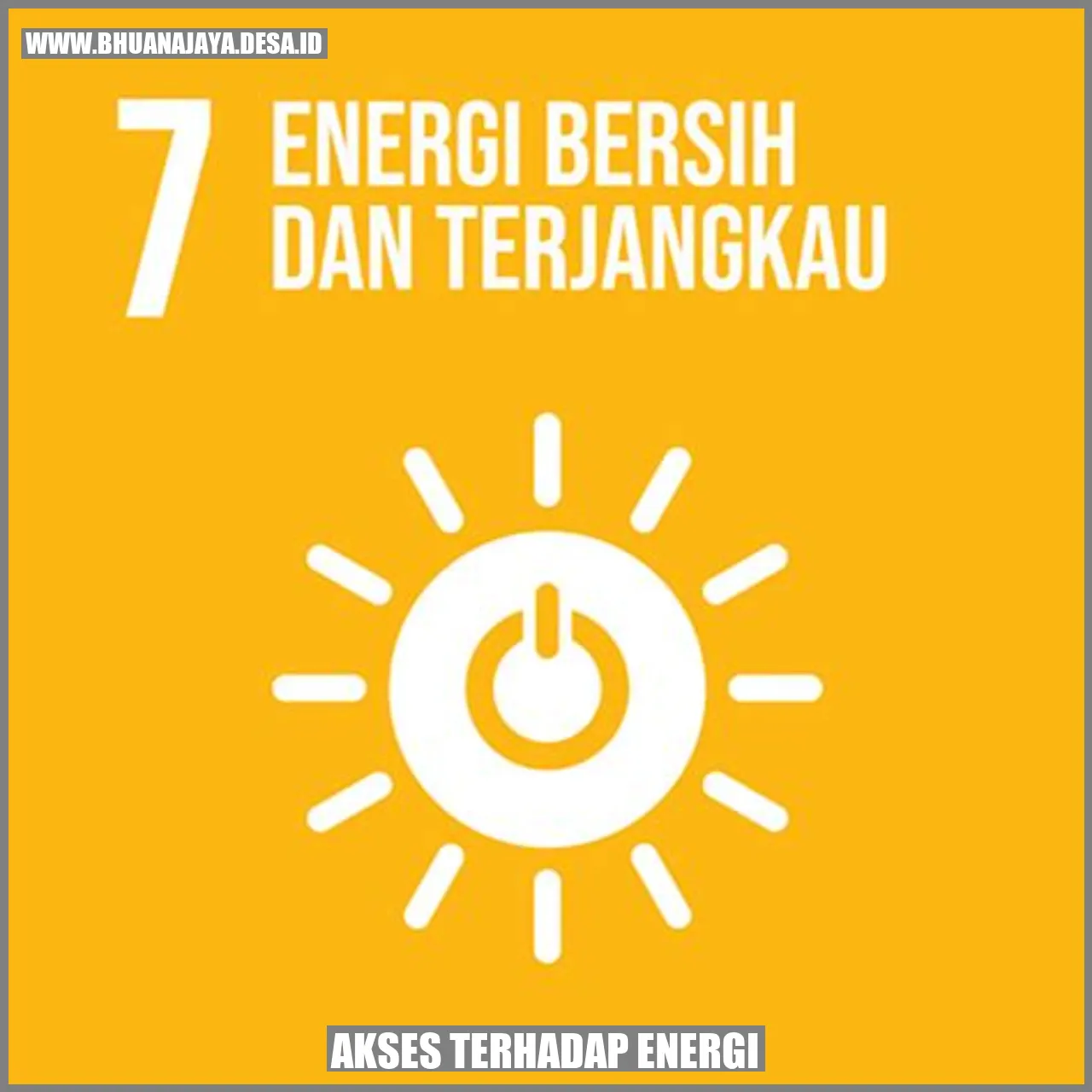 Akses terhadap energi