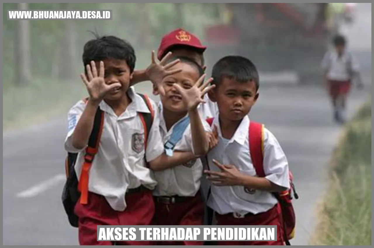 Akses terhadap pendidikan