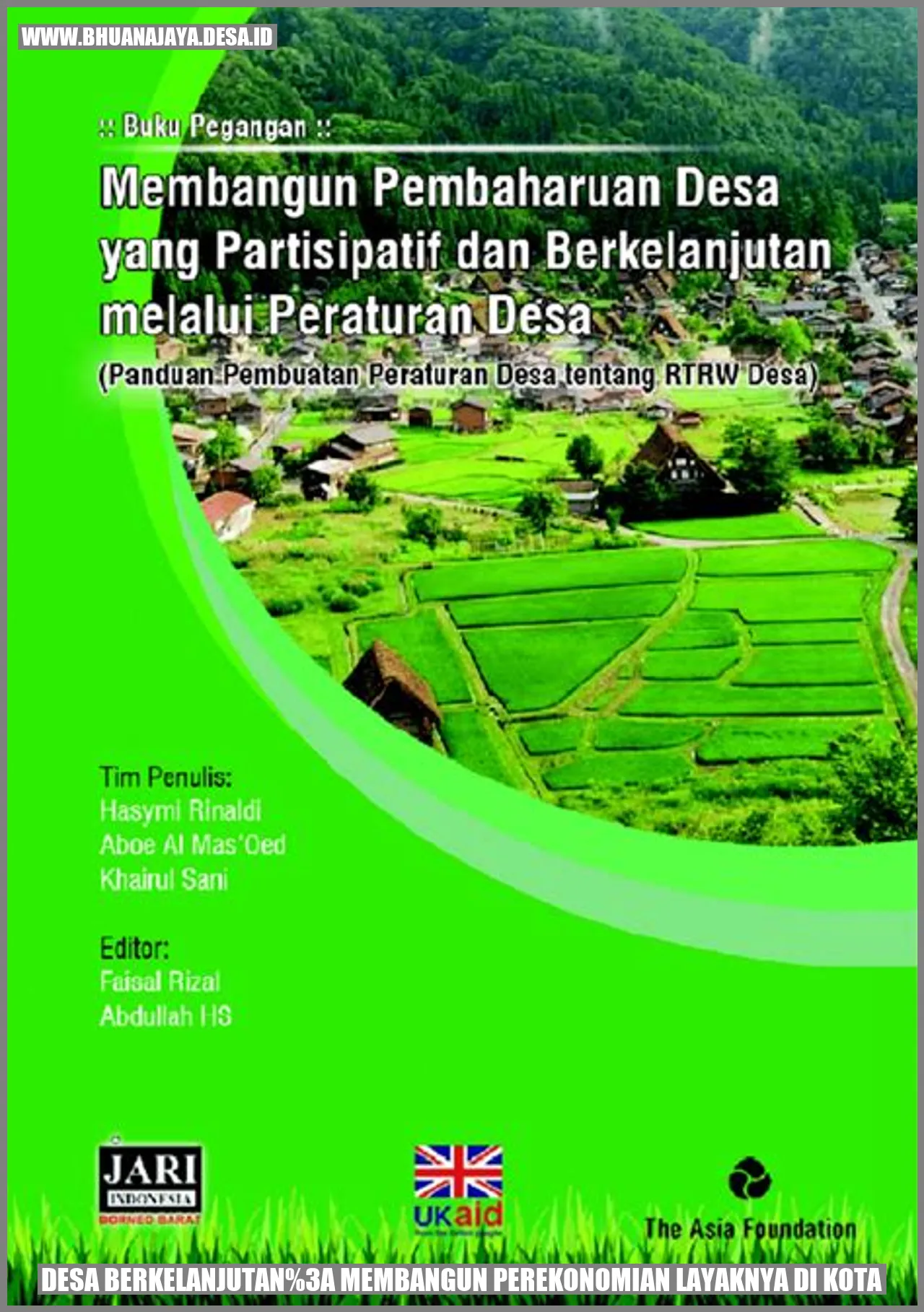 Desa Berkelanjutan: Membangun Perekonomian Layaknya di Kota