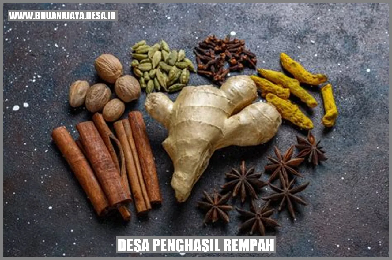 Desa Penghasil rempah