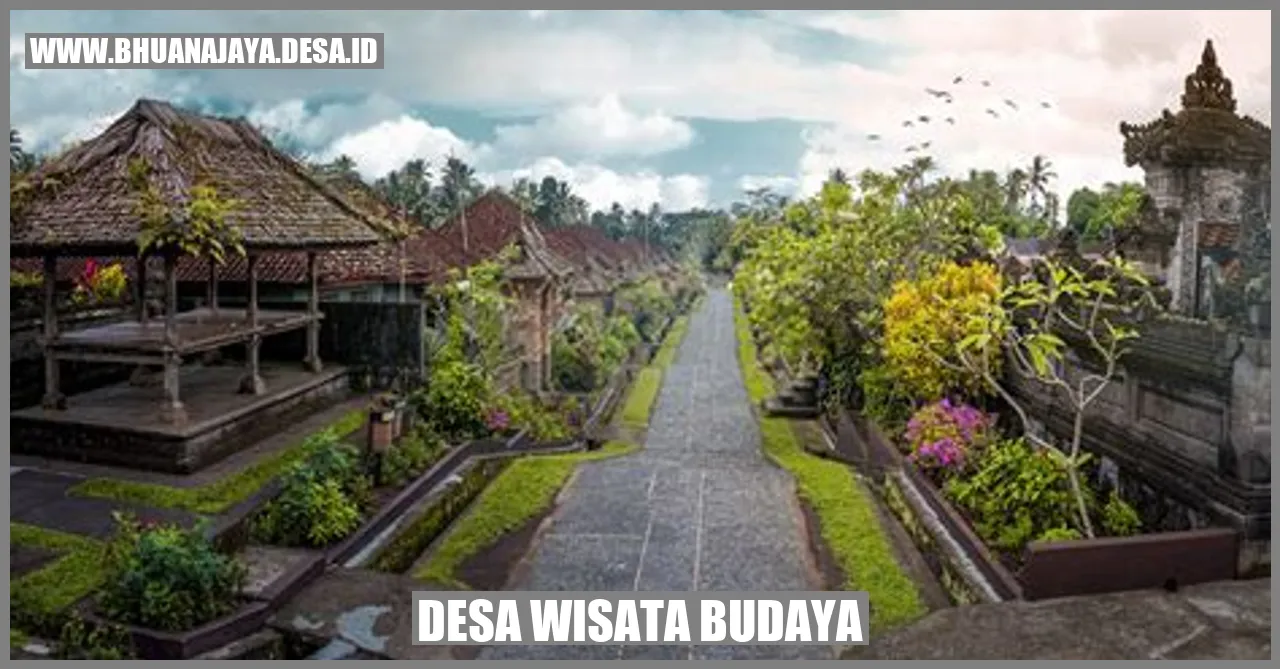 Desa wisata budaya