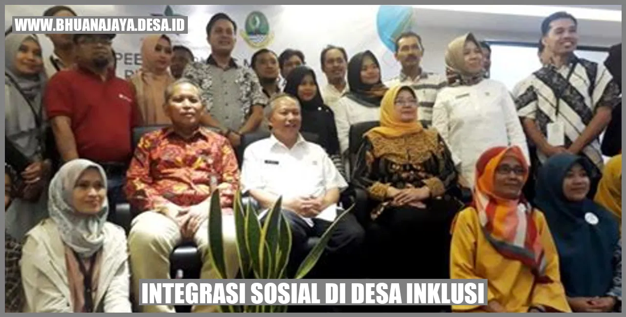 Gambar integrasi sosial di desa inklusi