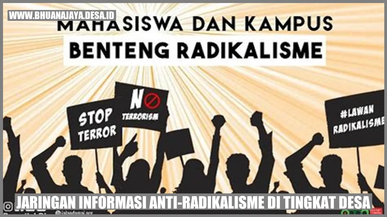 Jaringan informasi anti-radikalisme di tingkat desa