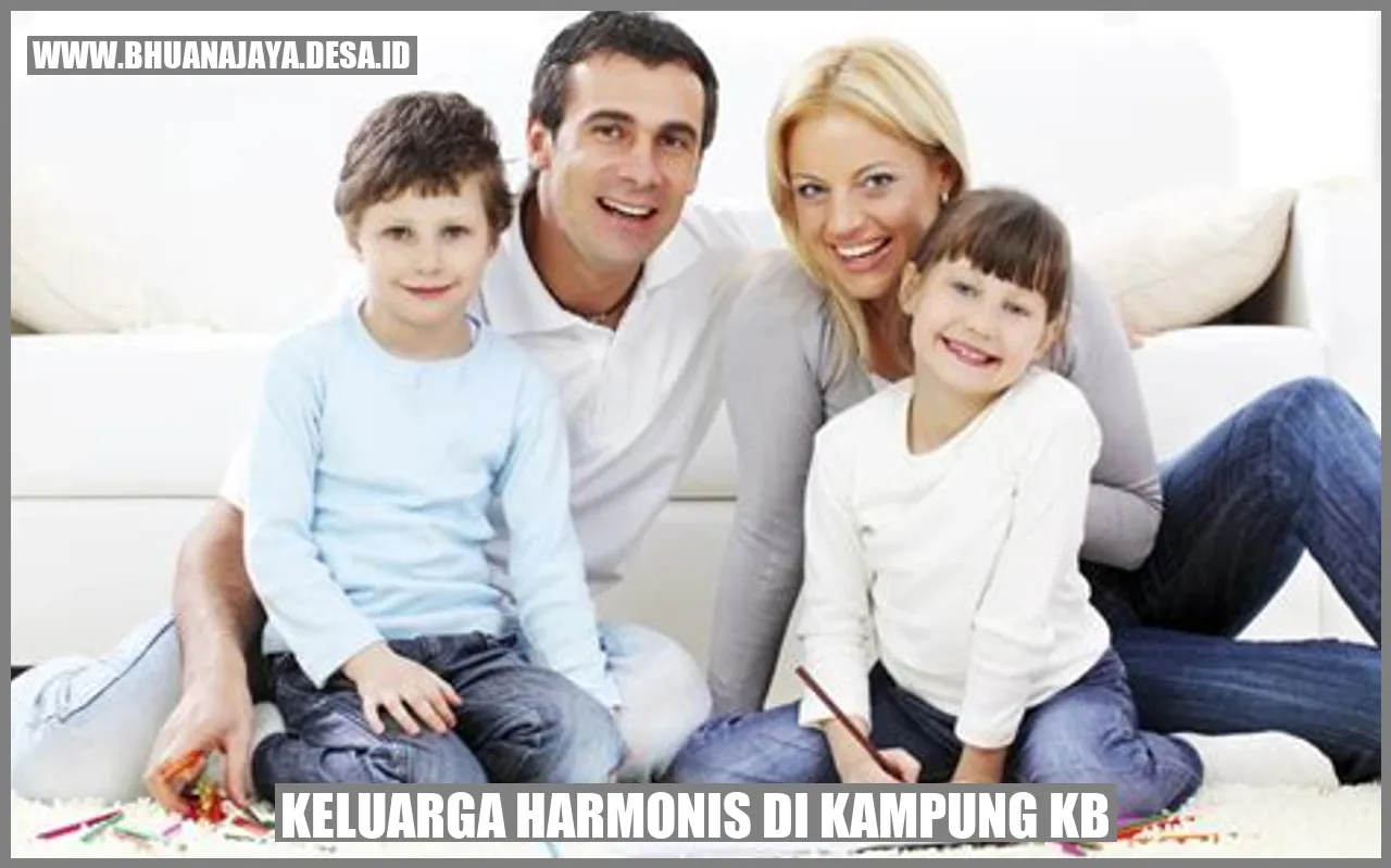 Keluarga harmonis di Kampung KB