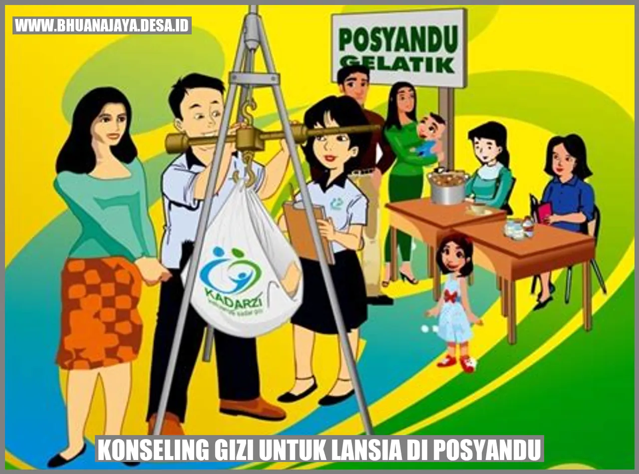 Konseling Gizi untuk Lansia di Posyandu