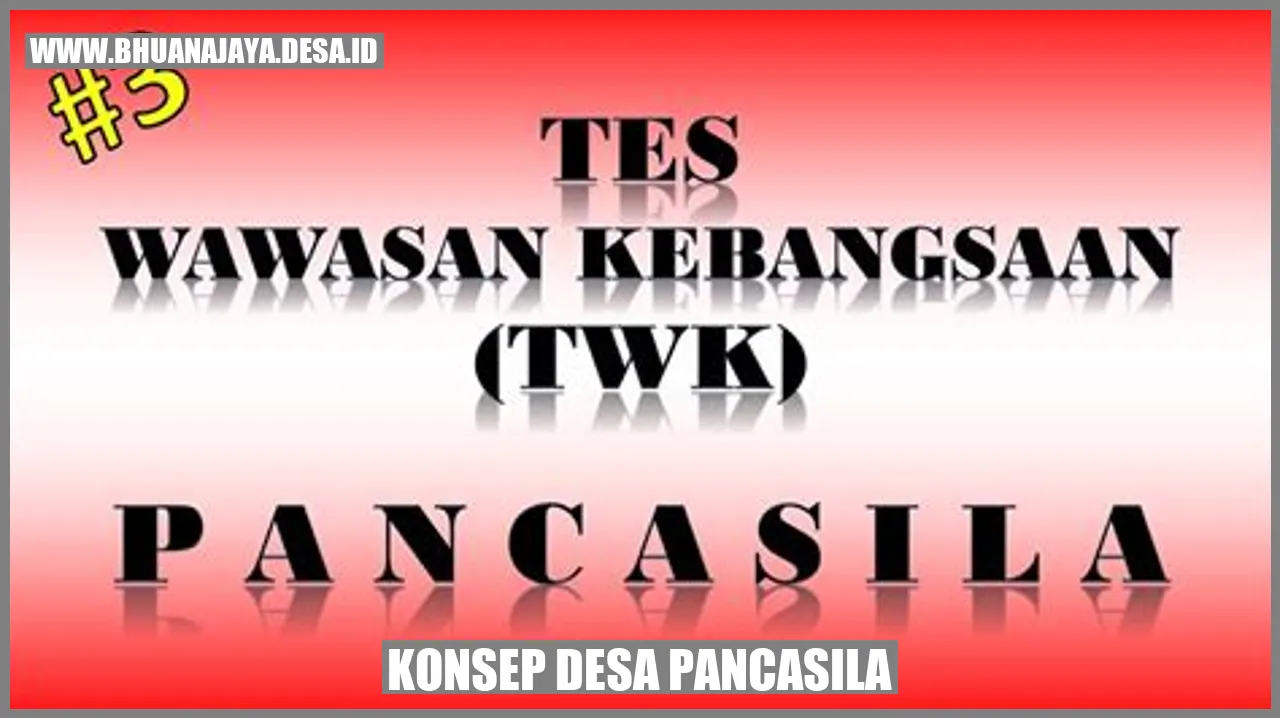 Konsep Desa Pancasila