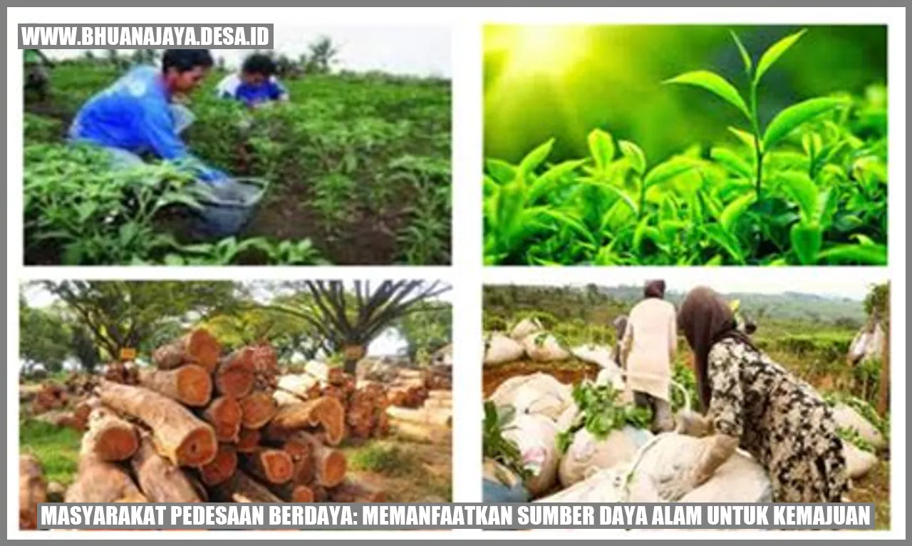 Gambar Masyarakat Pedesaan Berdaya: Memanfaatkan Sumber Daya Alam untuk Kemajuan