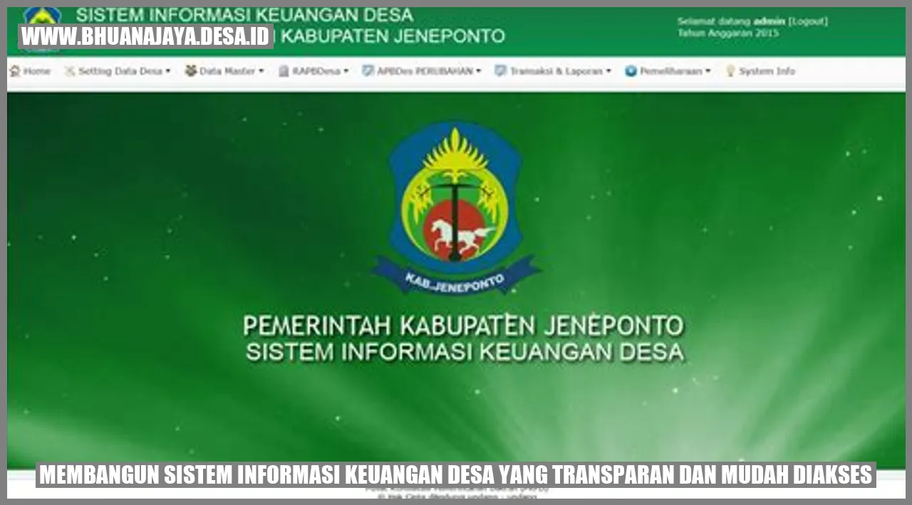 Membangun Sistem Informasi Keuangan Desa yang Transparan dan Mudah Diakses