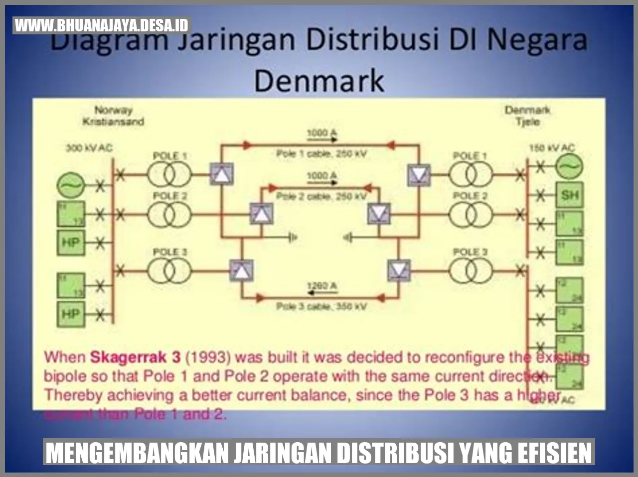 mengembangkan jaringan distribusi yang efisien