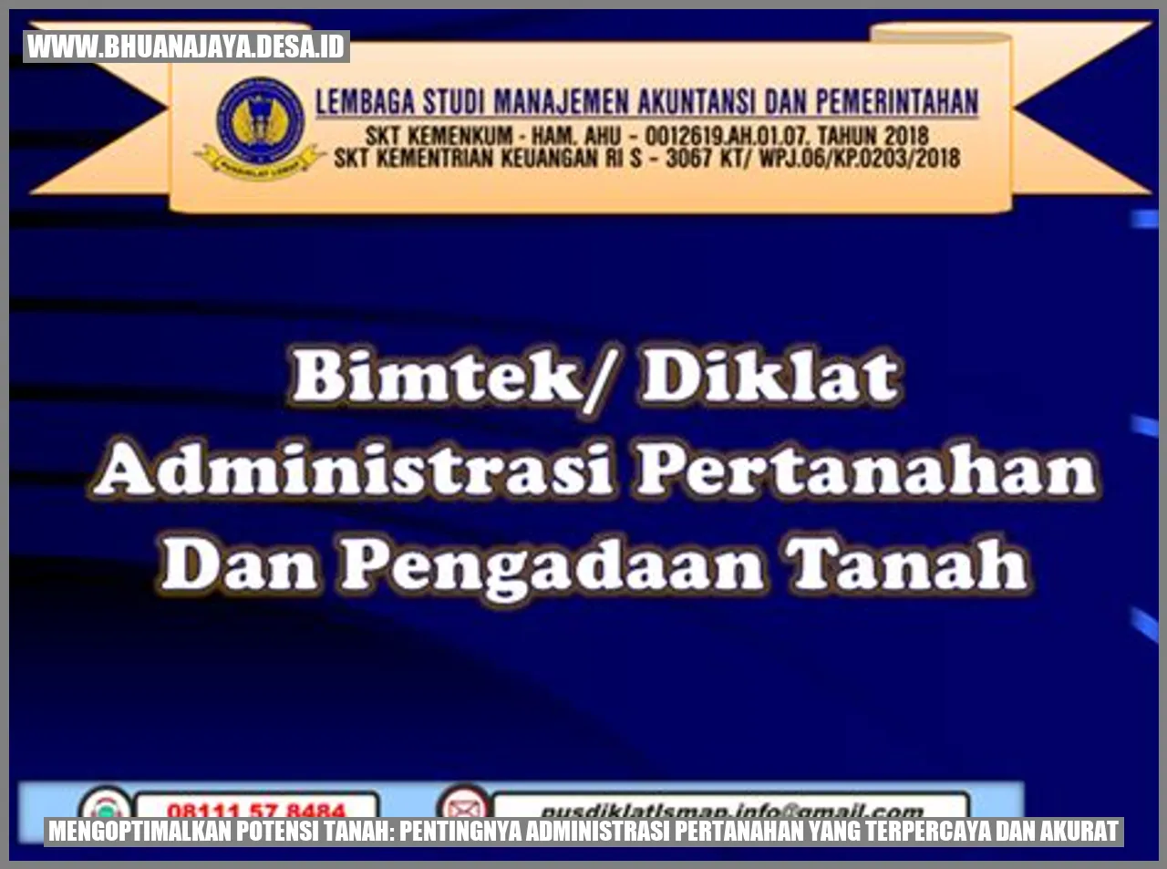 Mengoptimalkan Potensi Tanah: Pentingnya Administrasi Pertanahan yang Terpercaya dan Akurat