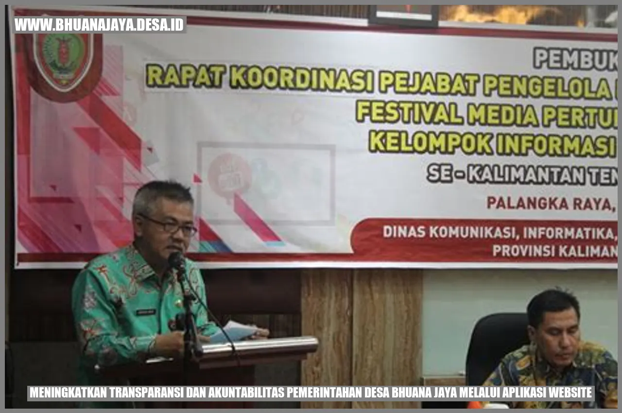 Meningkatkan Transparansi dan Akuntabilitas Pemerintahan Desa Bhuana Jaya melalui Aplikasi Website