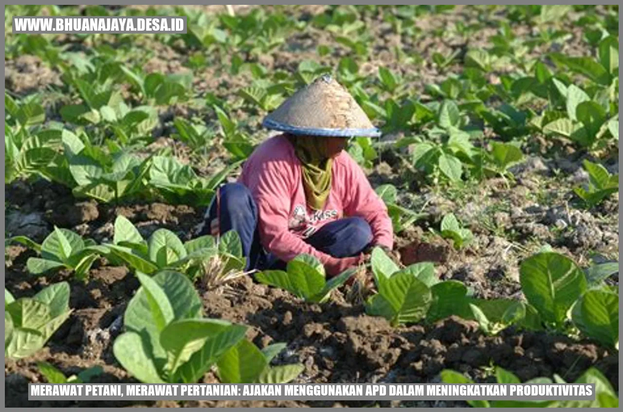 Petani Menggunakan APD