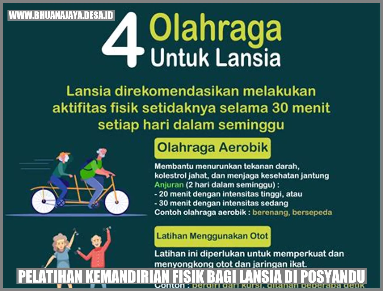 Pelatihan Kemandirian Fisik bagi Lansia di Posyandu