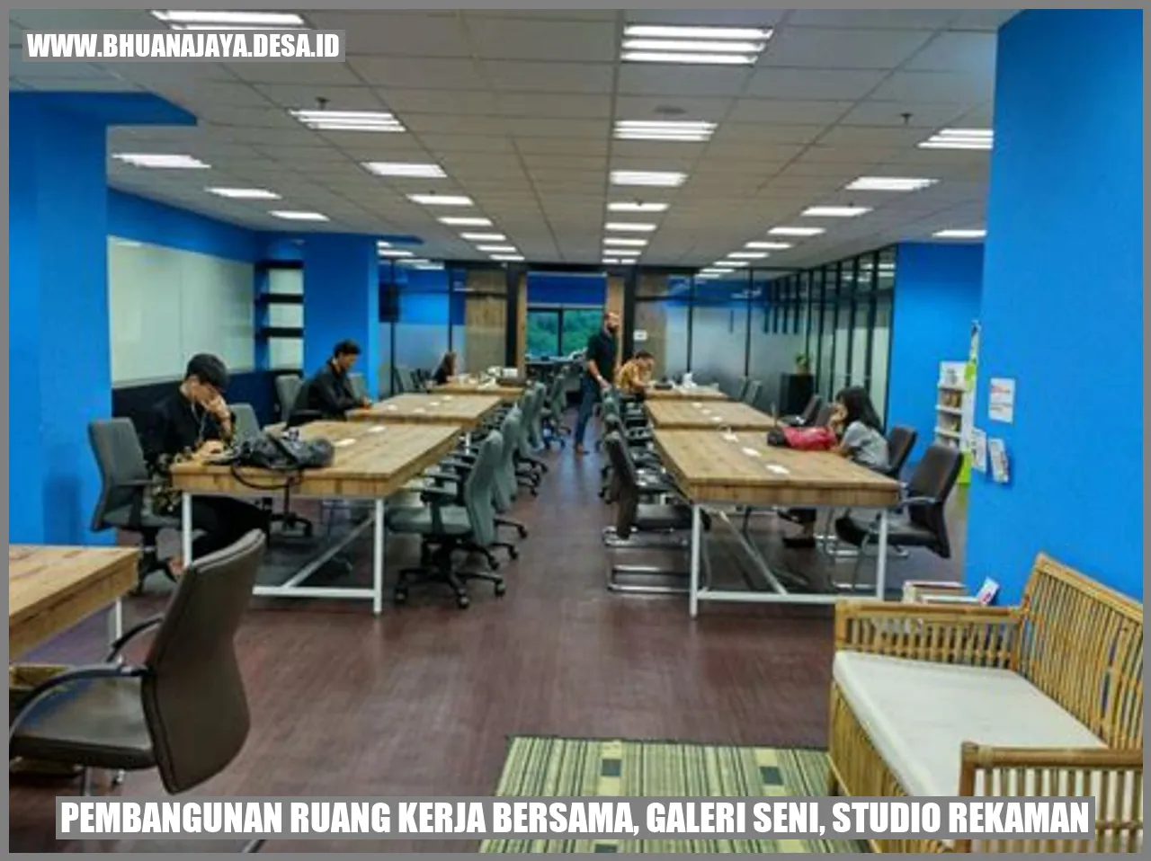 Pembangunan Ruang Kerja Bersama, Galeri Seni, Studio Rekaman