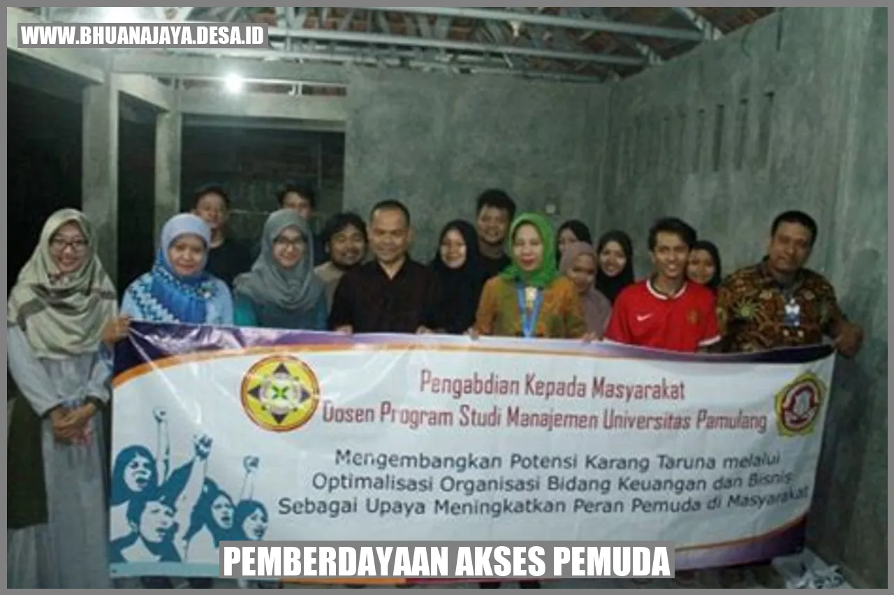 Pemberdayaan akses pemuda