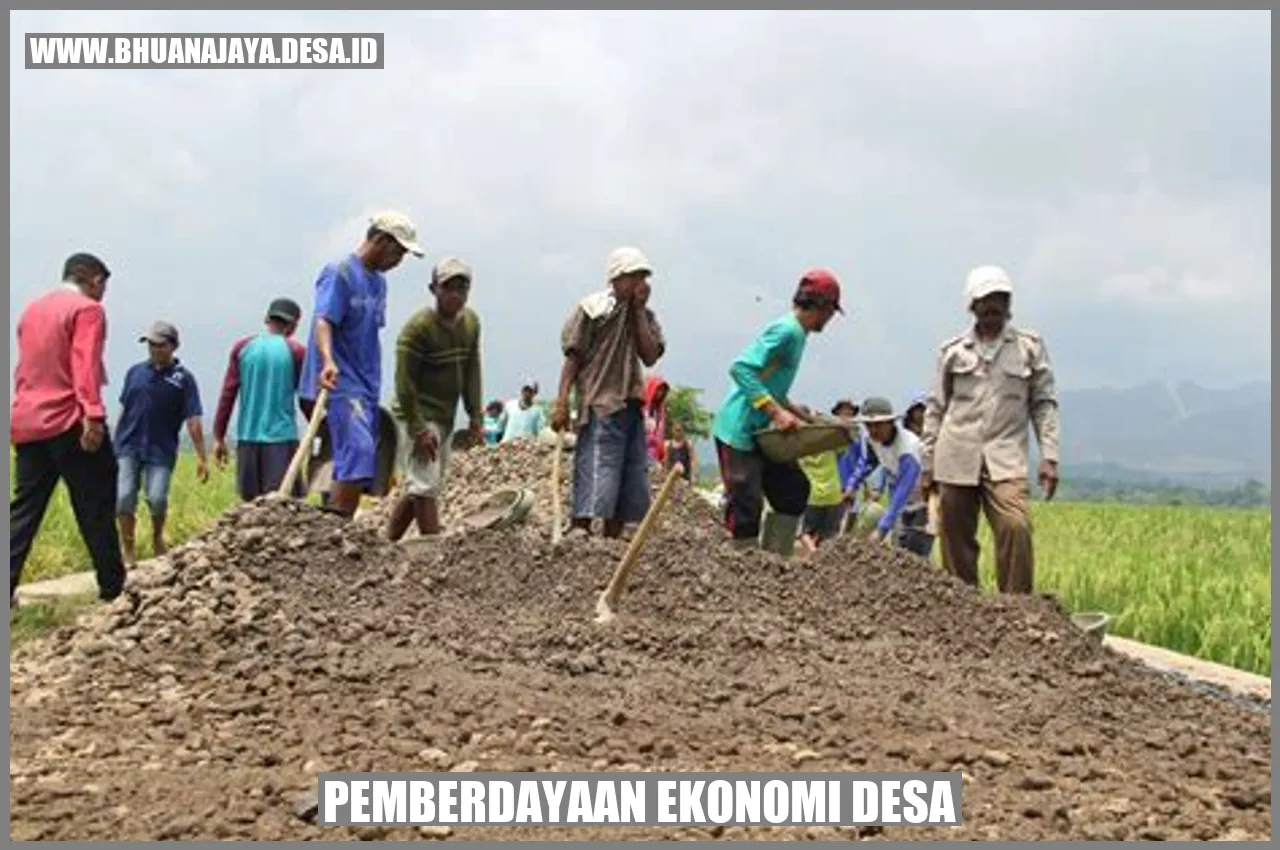 Pemberdayaan Ekonomi Desa