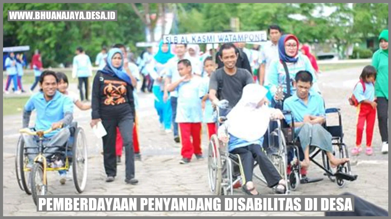 Pemberdayaan Penyandang Disabilitas di Desa