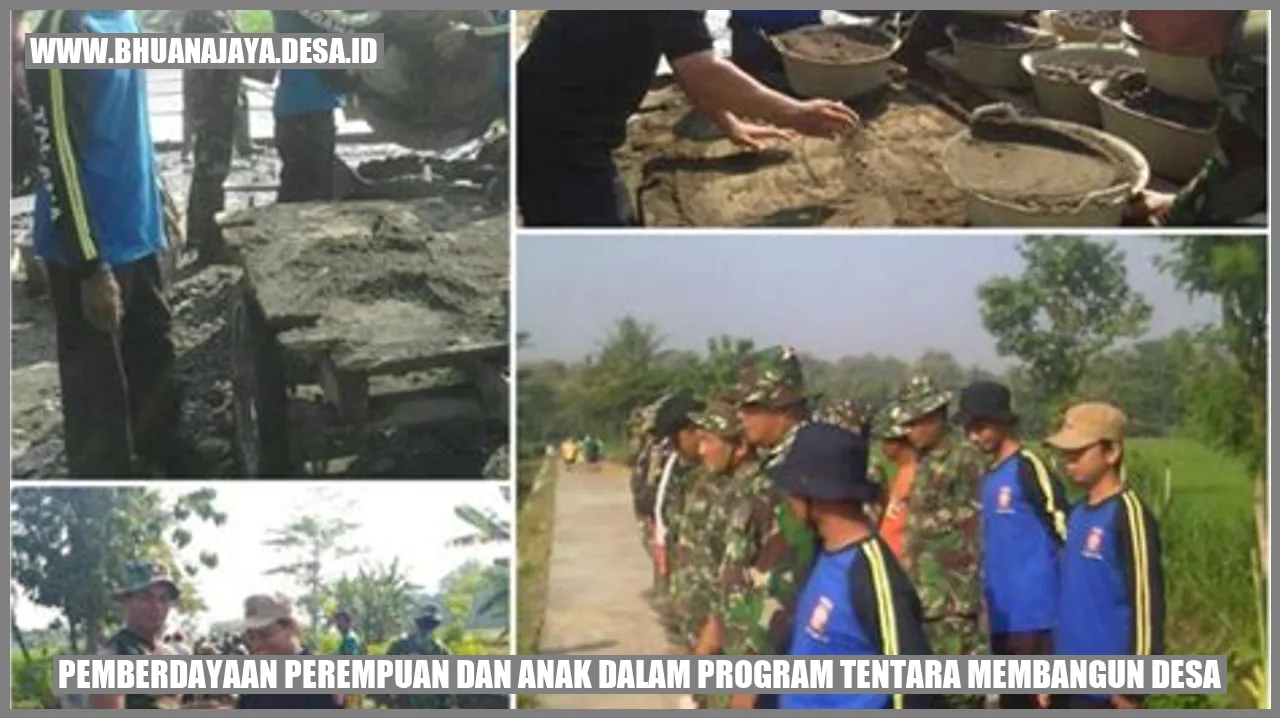 Pemberdayaan Perempuan dan Anak dalam Program Tentara Membangun Desa