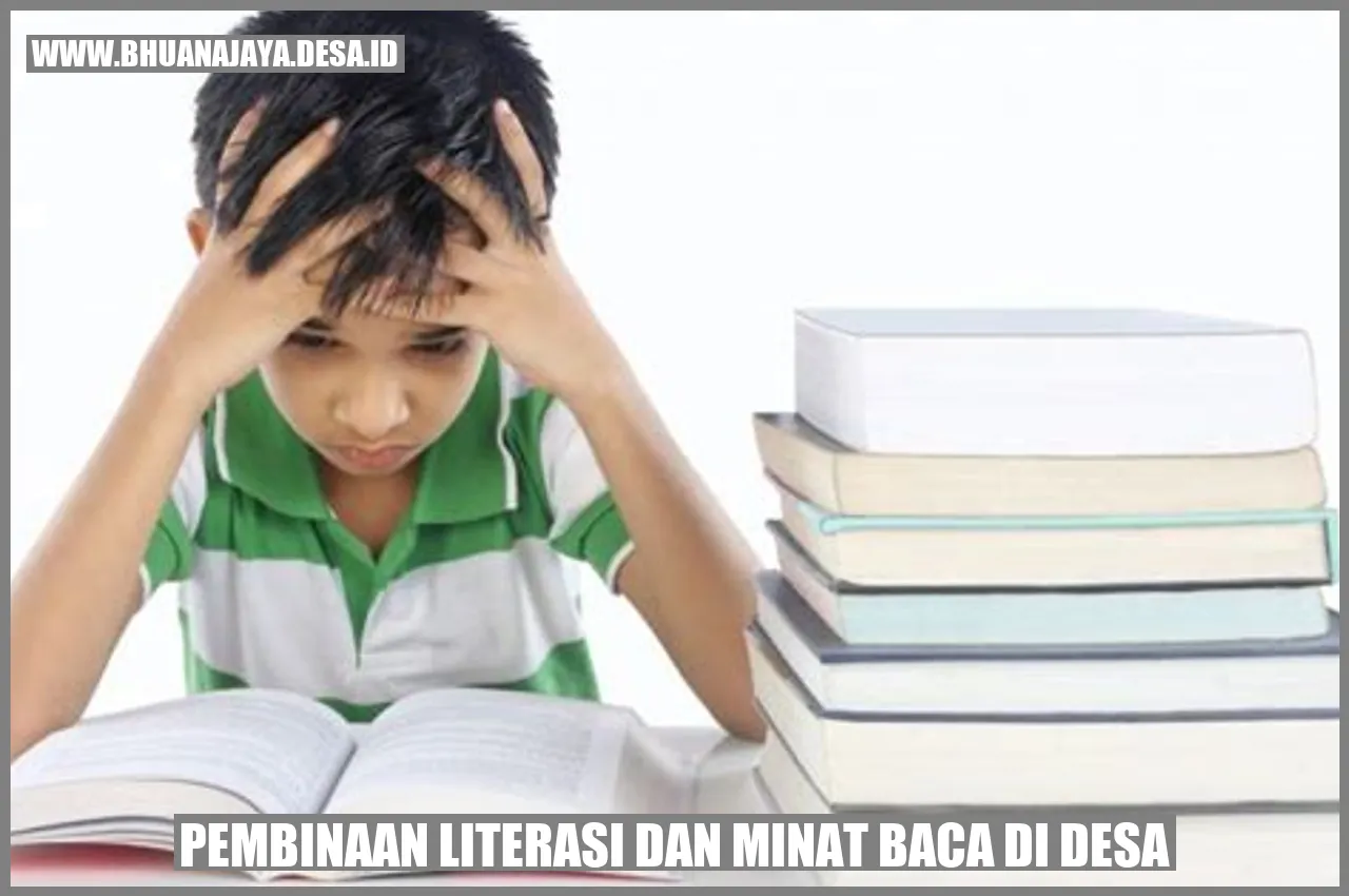 Pembinaan Literasi Dan Minat Baca Di Desa – Desa Bhuana Jaya | Kab ...