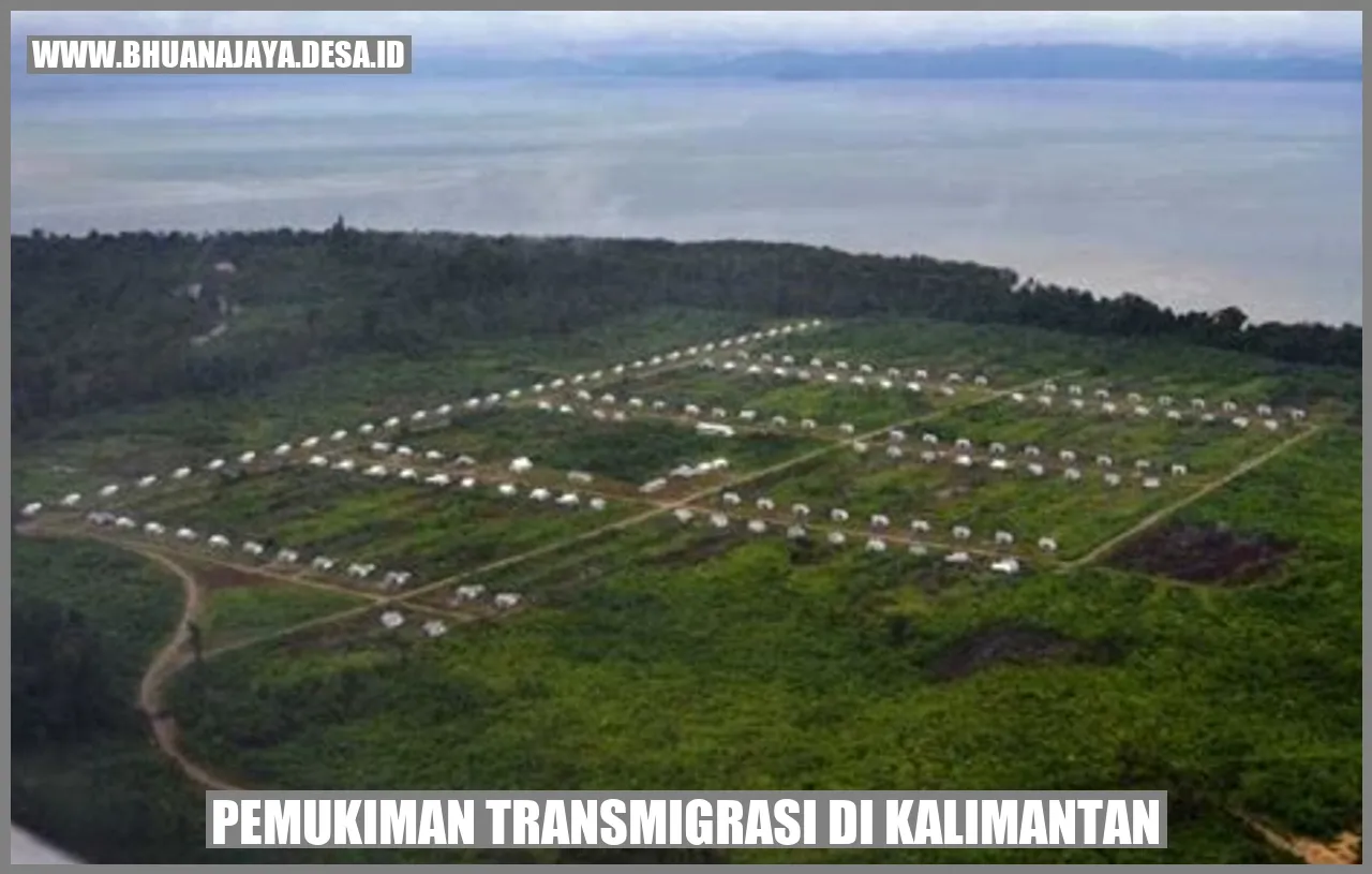 Pemukiman Transmigrasi di Kalimantan