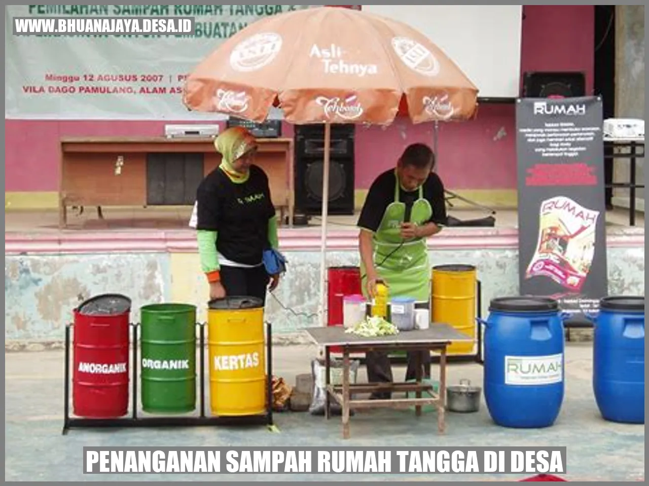 Gambar Penanganan Sampah Rumah Tangga di Desa