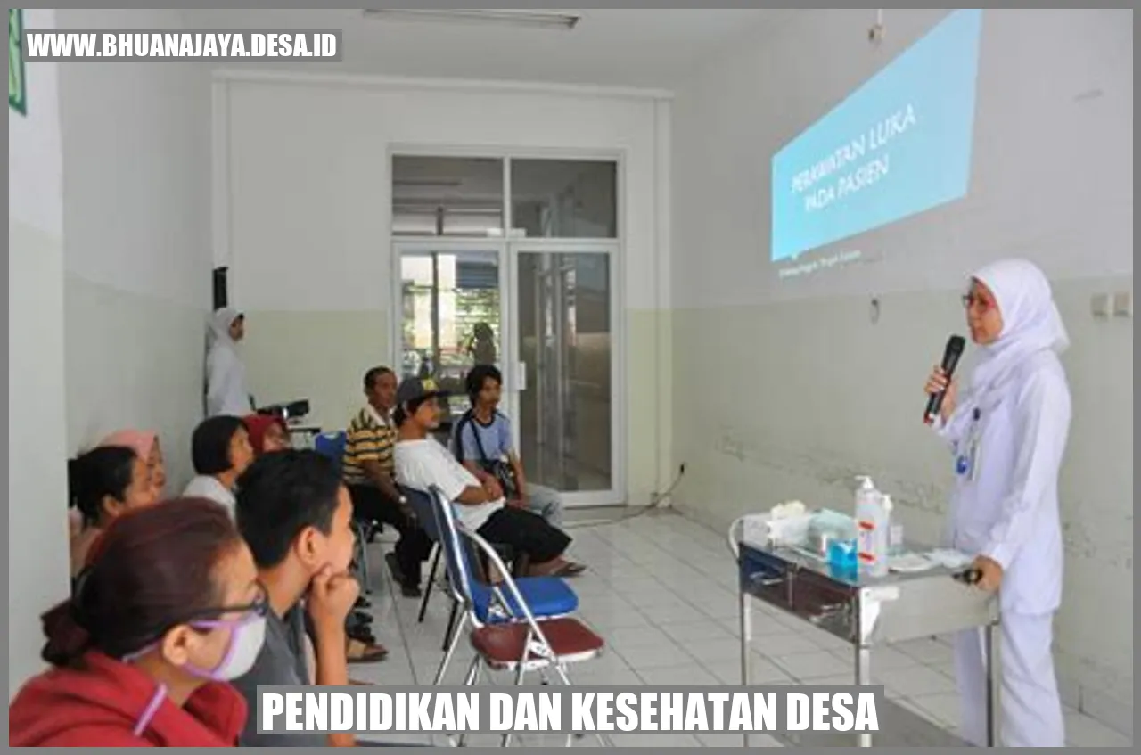 Gambar Pendidikan dan Kesehatan Desa