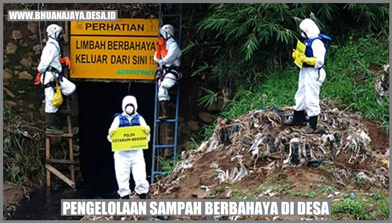 Gambar Pengelolaan Sampah Berbahaya di Desa