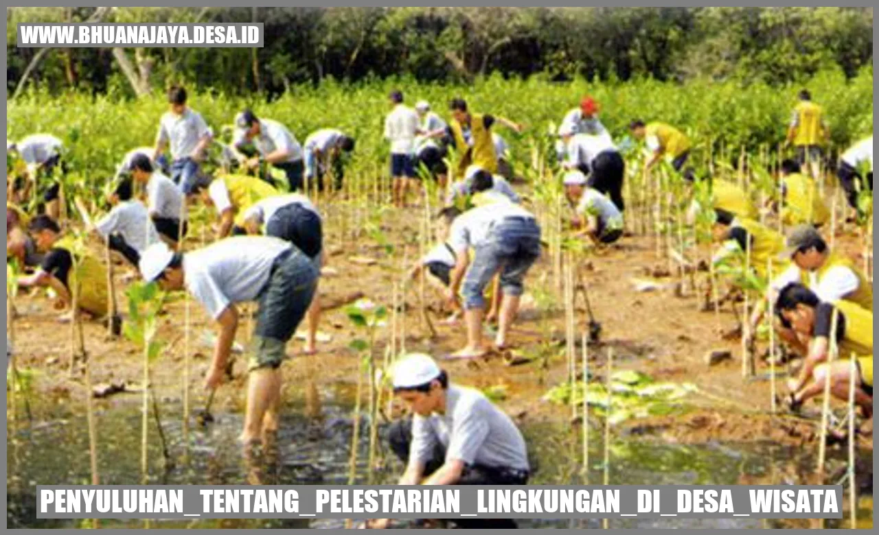 Gambar Pelestarian Lingkungan Desa Wisata