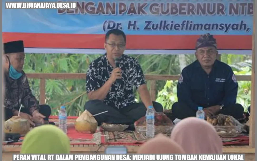 Peran Vital RT dalam Pembangunan Desa: Menjadi Ujung Tombak Kemajuan Lokal