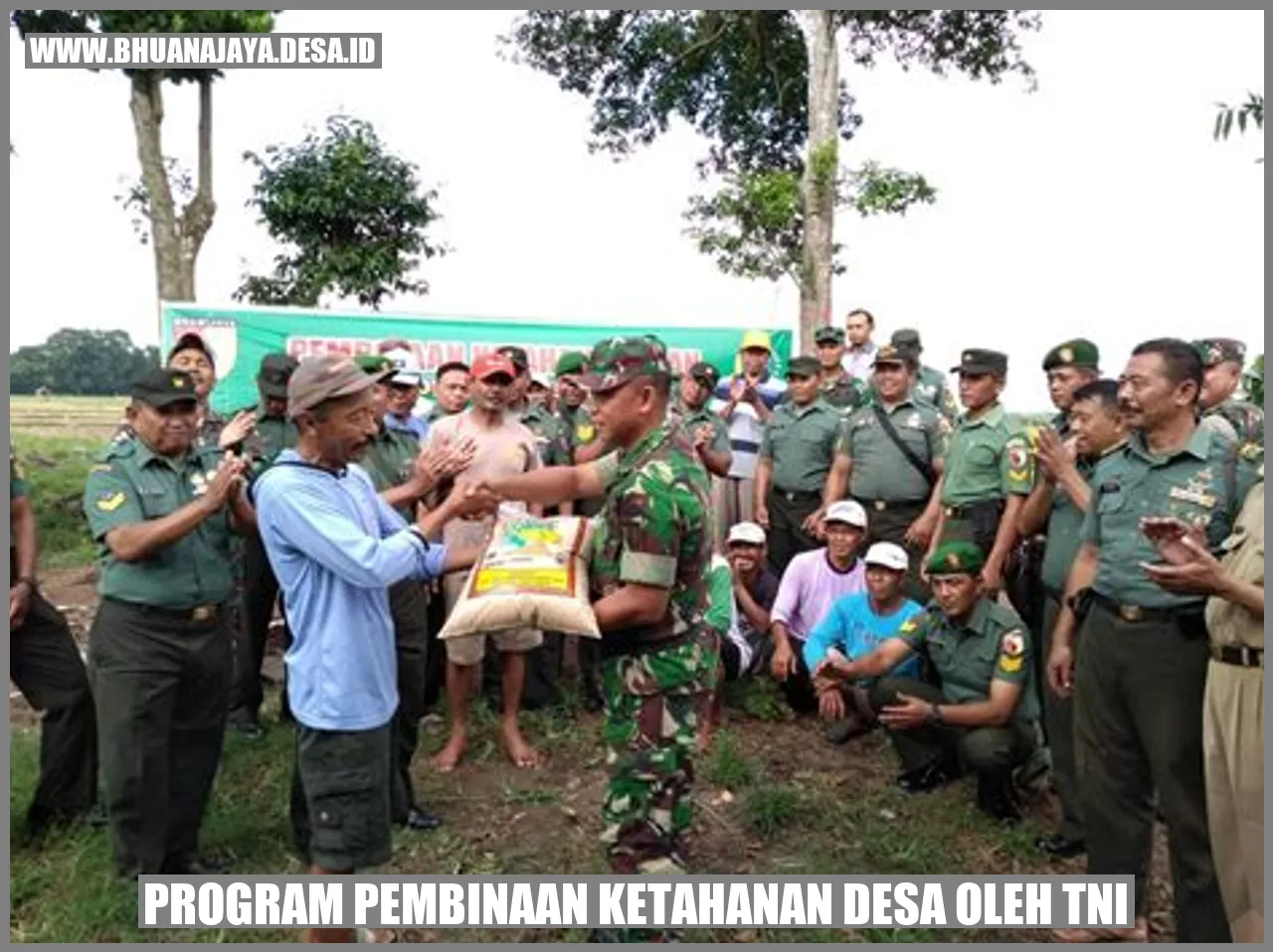 Program Pembinaan Ketahanan Desa oleh TNI