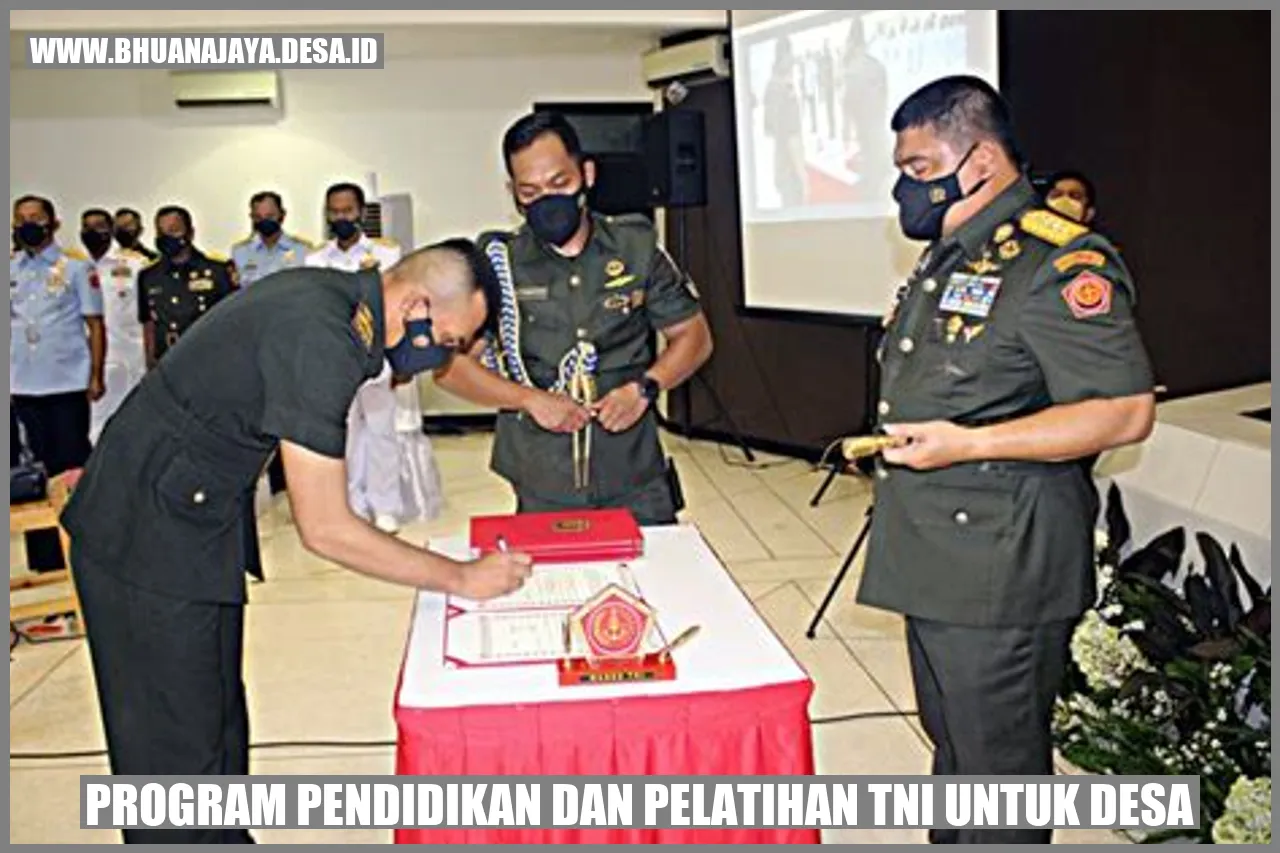 Program Pendidikan Dan Pelatihan TNI Untuk Desa: Membangun Keamanan Dan ...