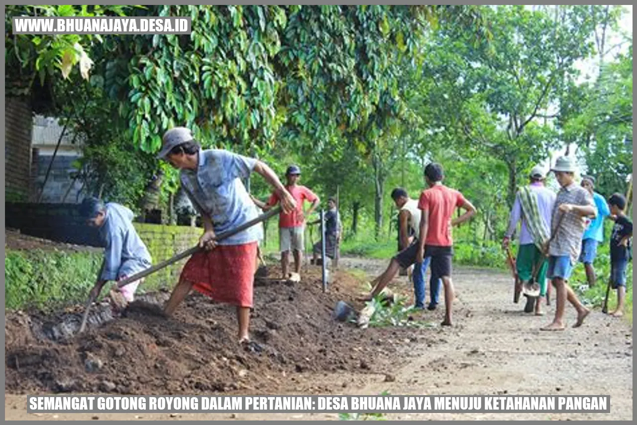 Semangat Gotong Royong dalam Pertanian: Desa Bhuana Jaya Menuju Ketahanan Pangan