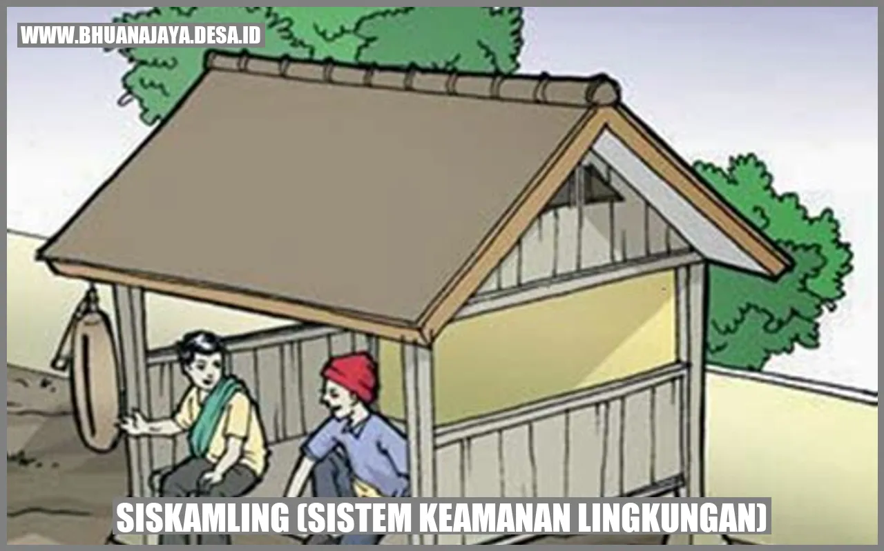 Siskamling (Sistem Keamanan Lingkungan)